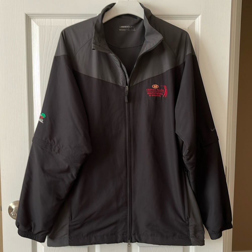 NIKE GOLF Men’s Black Rain Jacket